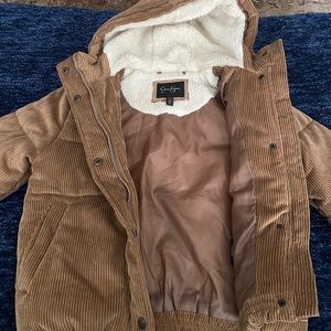 Girl's Hooded waist length Coat